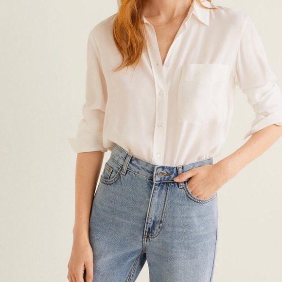 NWOT MNG High Rise Decorative Seam Flared … - Picture 4 of 11